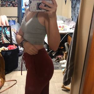 burt orange booty pants